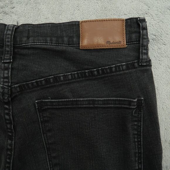 Madewell Jeans Womens Size 31 Gray 9" High-Rise Skinny Denim 27" Inseam  Stretch - Picture 15 of 16